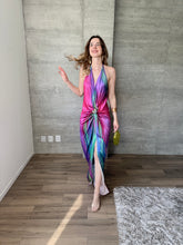 Cargar imagen en el visor de la galería, Nova - Vestido midi multicolor