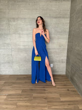 Cargar imagen en el visor de la galería, Monique - Jumpsuit strapless azul rey