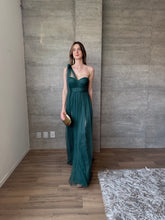 Cargar imagen en el visor de la galería, Jimena - Vestido largo de tul verde