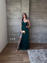 Cargar imagen en el visor de la galería, Jimena - Vestido largo de tul verde