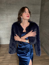 Cargar imagen en el visor de la galería, Nube - Torera de pelo azul marino