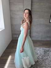 Cargar imagen en el visor de la galería, Spello - Vestido midi menta