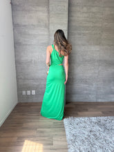 Cargar imagen en el visor de la galería, Kyle - Vestido largo cut out verde
