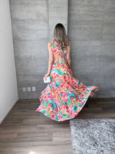 Cargar imagen en el visor de la galería, Florea - Vestido largo floral multicolor