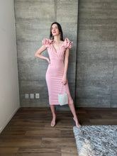 Cargar imagen en el visor de la galería, Carmina - Vestido midi rosa