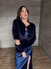 Cargar imagen en el visor de la galería, Nube - Torera de pelo azul marino