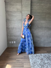 Cargar imagen en el visor de la galería, Anabell - Vestido de tul largo azul