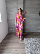 Cargar imagen en el visor de la galería, Artemis - Kaftan satinado rosa