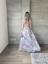 Cargar imagen en el visor de la galería, Blissé - Vestido largo estampado floral lavanda