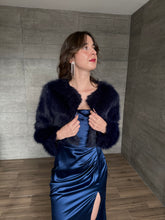 Cargar imagen en el visor de la galería, Nube - Torera de pelo azul marino