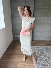 Cargar imagen en el visor de la galería, Mónica - Vestido midi blanco