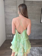 Cargar imagen en el visor de la galería, Bloom - Vestido mini verde