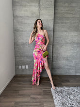 Cargar imagen en el visor de la galería, Alice - Vestido largo floral rosa