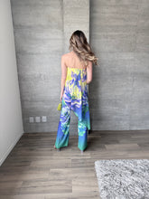 Cargar imagen en el visor de la galería, Giada - Jumpsuit floral azul