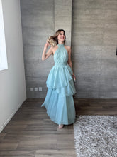 Cargar imagen en el visor de la galería, Barroca - Vestido largo de tul menta