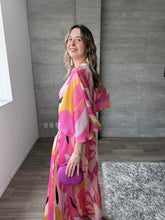 Cargar imagen en el visor de la galería, Artemis - Kaftan satinado rosa
