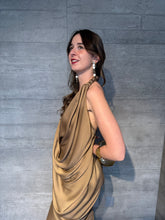 Cargar imagen en el visor de la galería, Mirage - Vestido midi mocha