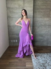 Cargar imagen en el visor de la galería, Manuela - Vestido de tirantes lavanda