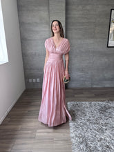 Cargar imagen en el visor de la galería, Pomeline - Vestido largo rosa palo