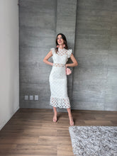 Cargar imagen en el visor de la galería, Mónica - Vestido midi blanco