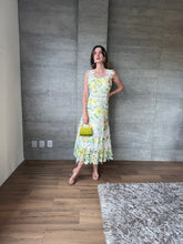 Cargar imagen en el visor de la galería, Limoncello - Vestido midi crochet