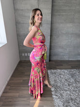 Cargar imagen en el visor de la galería, Alice - Vestido largo floral rosa