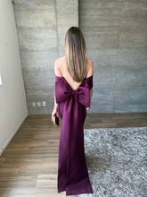 Cargar imagen en el visor de la galería, Rossana - Vestido largo moño en espalda