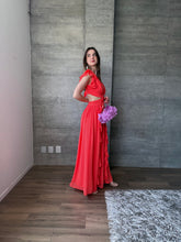 Cargar imagen en el visor de la galería, Rosella - Vestido largo coral