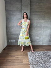 Cargar imagen en el visor de la galería, Limoncello - Vestido midi crochet