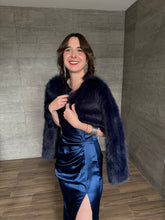 Cargar imagen en el visor de la galería, Nube - Torera de pelo azul marino