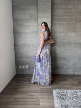 Cargar imagen en el visor de la galería, Blissé - Vestido largo estampado floral lavanda
