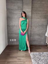 Cargar imagen en el visor de la galería, Clio - Vestido largo verde