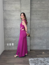 Cargar imagen en el visor de la galería, Melina - Vestido largo magenta
