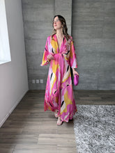 Cargar imagen en el visor de la galería, Artemis - Kaftan satinado rosa