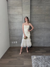Cargar imagen en el visor de la galería, Solange - Vestido midi beige