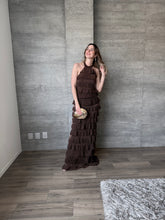 Cargar imagen en el visor de la galería, Eleonora - Vestido largo café