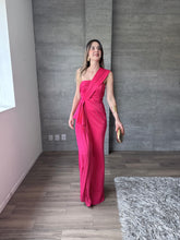 Cargar imagen en el visor de la galería, Mulberry - Vestido largo fuchsia