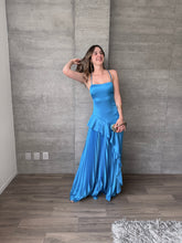 Cargar imagen en el visor de la galería, Idalia - Vestido largo aqua