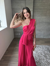 Cargar imagen en el visor de la galería, Mulberry - Vestido largo fuchsia