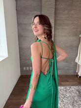 Cargar imagen en el visor de la galería, Clio - Vestido largo verde
