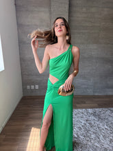 Cargar imagen en el visor de la galería, Kyle - Vestido largo cut out verde