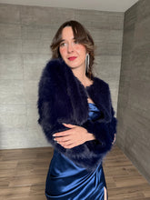 Cargar imagen en el visor de la galería, Nube - Torera de pelo azul marino