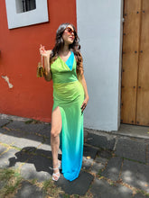 Cargar imagen en el visor de la galería, Malta - Vestido largo satinado