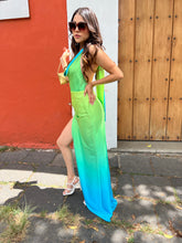 Cargar imagen en el visor de la galería, Malta - Vestido largo satinado