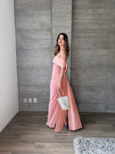 Cargar imagen en el visor de la galería, Rossana -  Vestido largo strapless rosa

