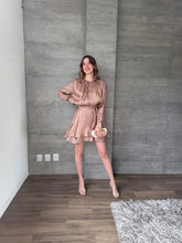 Cargar imagen en el visor de la galería, Liora - Vestido corto mocha
