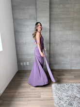 Cargar imagen en el visor de la galería, Cameron - Vestido largo malva
