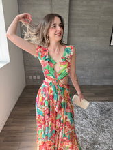 Cargar imagen en el visor de la galería, Florea - Vestido largo floral multicolor
