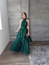 Cargar imagen en el visor de la galería, Barroca - Vestido largo de tul verde

