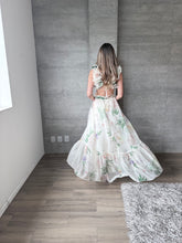 Cargar imagen en el visor de la galería, Belle - Vestido largo floral blanco
